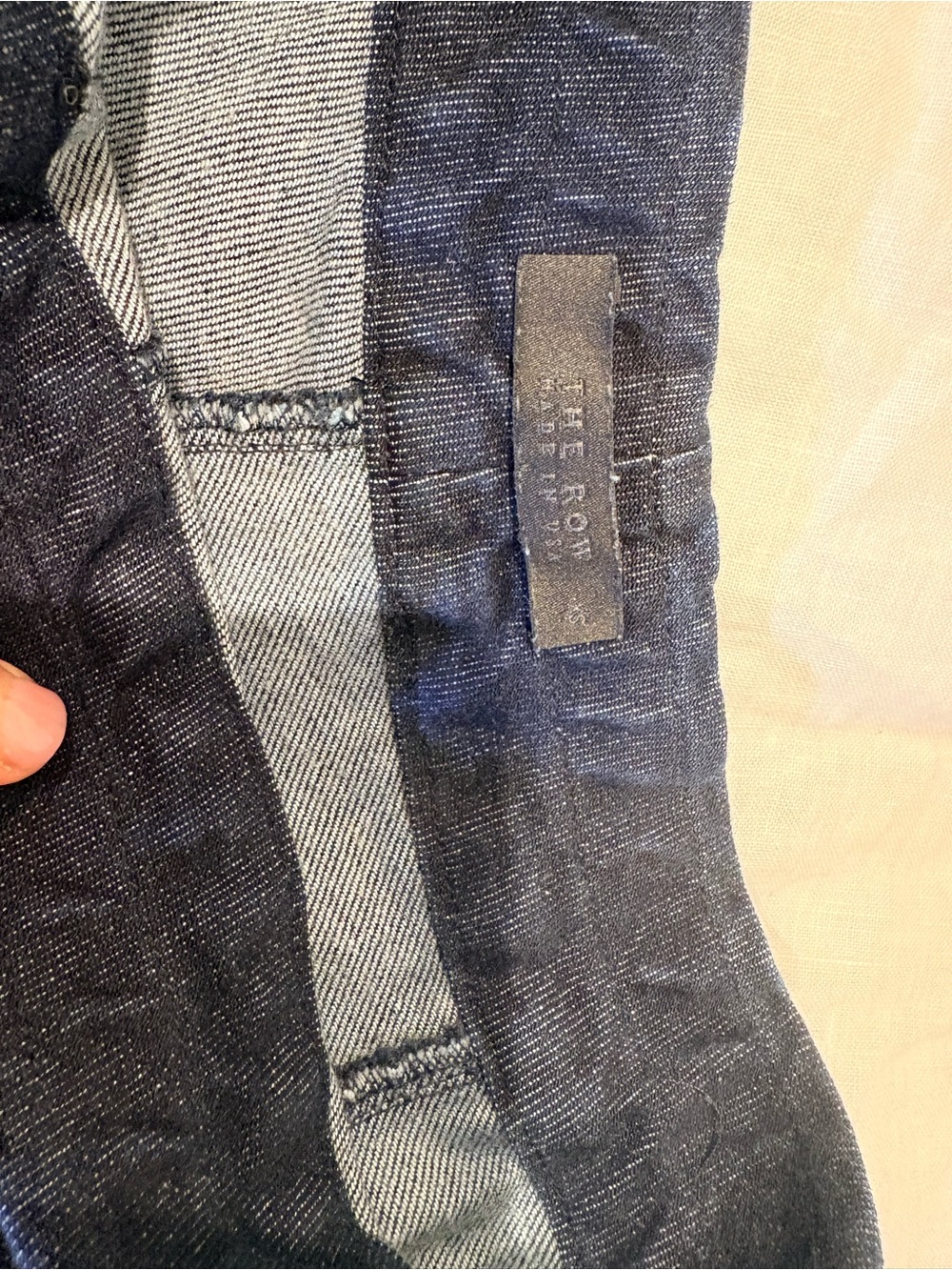 The Row Women's Dark Indigo Slim Jeans